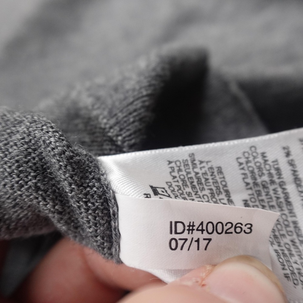 Express Sweater Mens 2XL Gray Merino Wool Blend V Neck Pullover Casual Cozy Soft - Picture 12 of 13
